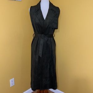 Who What Wear green maxi vest